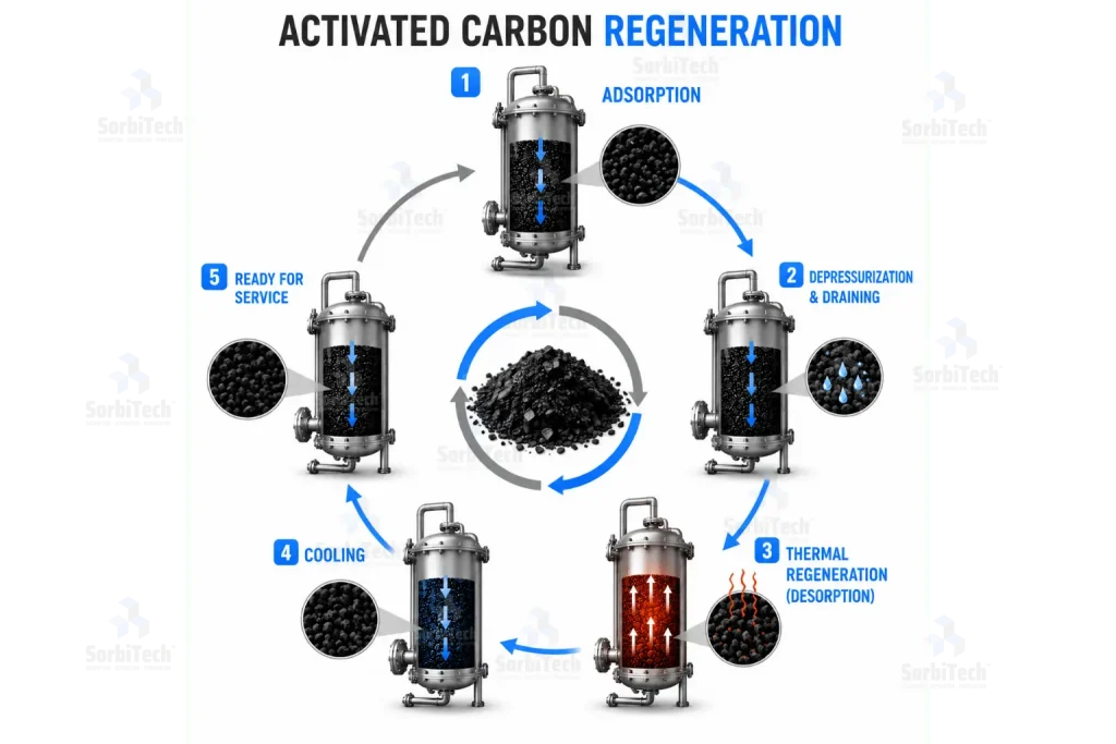 Activated Carbon Regeneration: How to Reactivate Spent Carbon